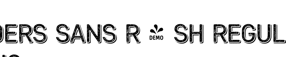  DEMO Heiders Sans R 4 Sh Regular Regular