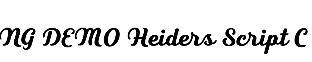  DEMO Heiders Script C Black C Black