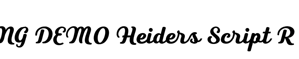  DEMO Heiders Script R Black R Black