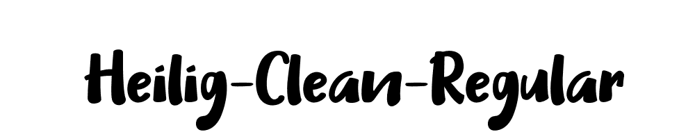 Heilig-Clean-Regular