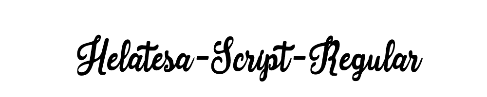 Helatesa-Script-Regular