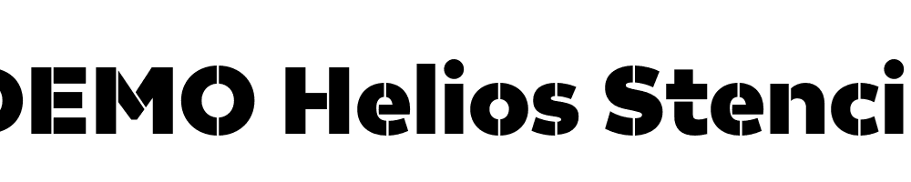  DEMO Helios Stencil Heavy Regular