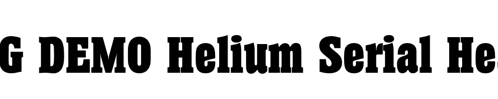  DEMO Helium Serial Heavy Regular