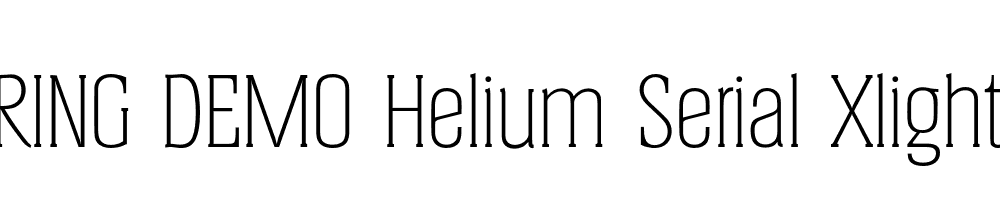  DEMO Helium Serial Xlight Regular