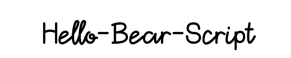 Hello-Bear-Script