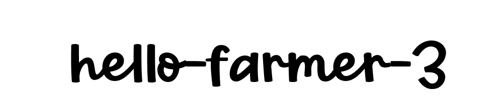 Hello Farmer 3