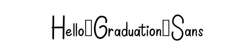 Hello-Graduation-Sans