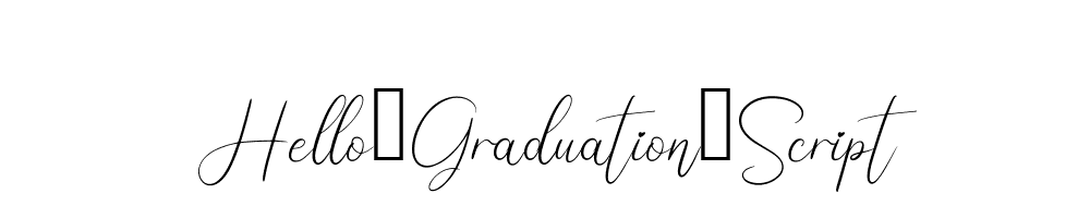 Hello-Graduation-Script