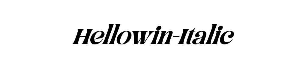 Hellowin-Italic