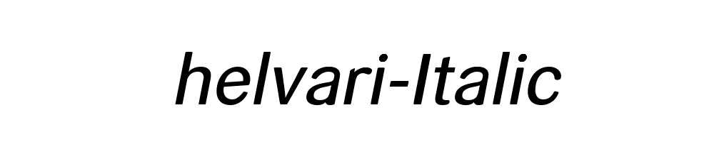 helvari-Italic