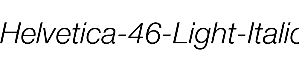 Helvetica-46-Light-Italic