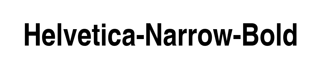 Helvetica-Narrow-Bold