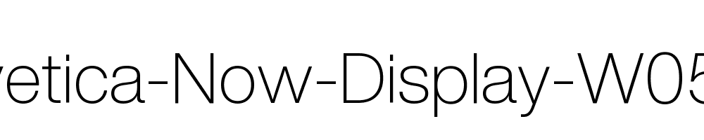 Helvetica-Now-Display-W05-XLt