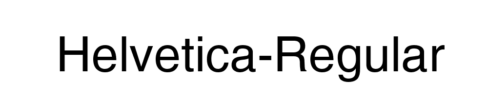 Helvetica-Regular