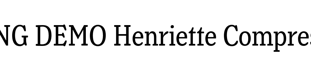  DEMO Henriette Compressed Regular