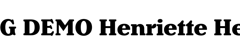  DEMO Henriette Heavy Regular