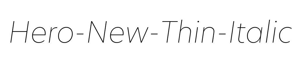 Hero-New-Thin-Italic