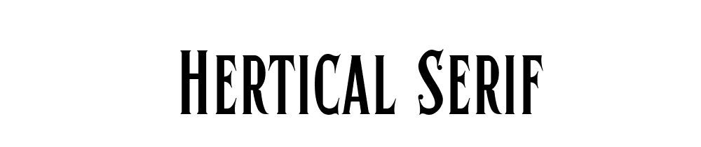 Hertical Serif