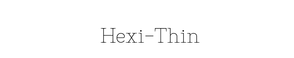 Hexi-Thin