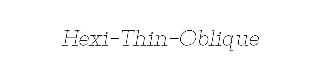 Hexi-Thin-Oblique