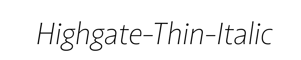 Highgate-Thin-Italic