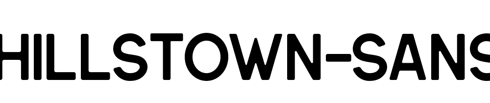 Hillstown Sans