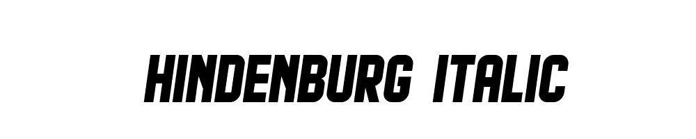 Hindenburg-Italic