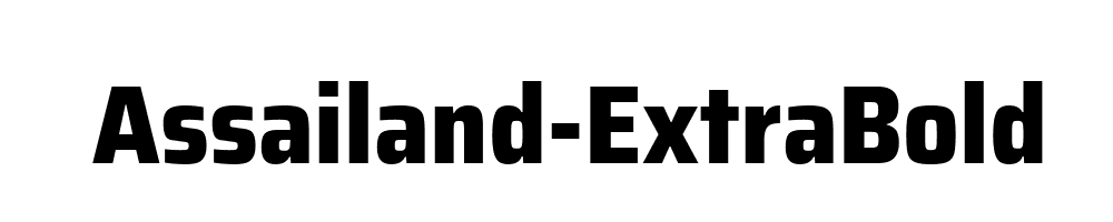 Assailand-ExtraBold