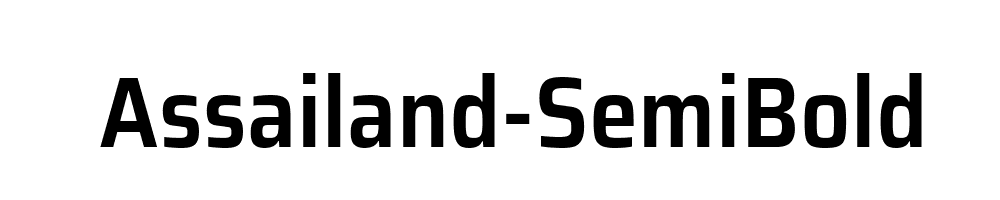 Assailand-SemiBold