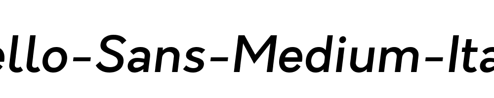 Cello-Sans-Medium-Italic