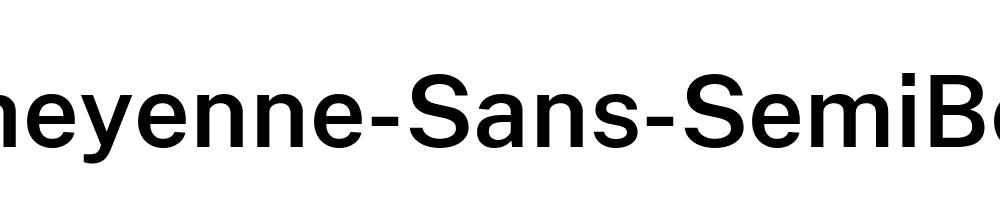 Cheyenne-Sans-SemiBold