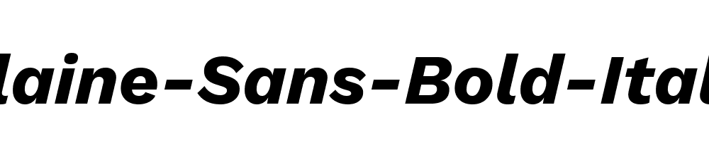 Elaine-Sans-Bold-Italic