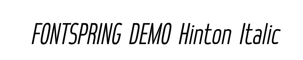  DEMO Hinton Italic