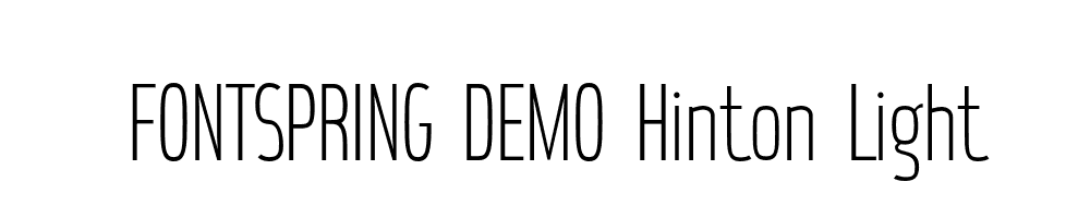  DEMO Hinton Light