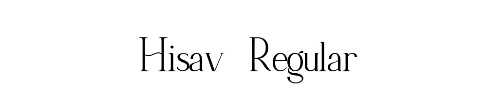 Hisav-Regular