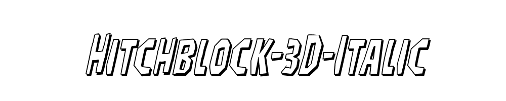 Hitchblock-3D-Italic