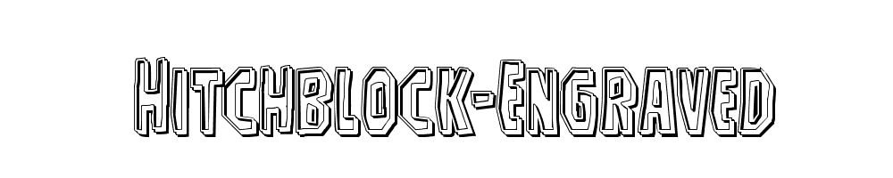 Hitchblock-Engraved