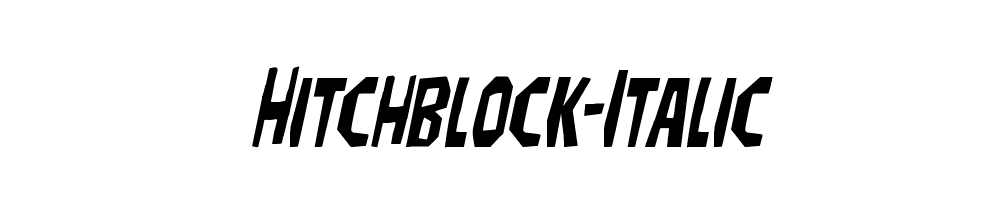 Hitchblock-Italic