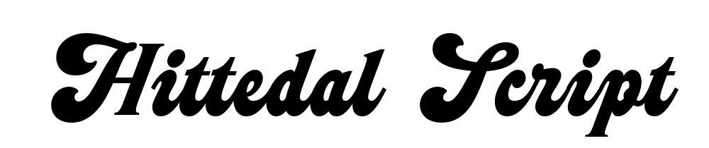 Hittedal Script