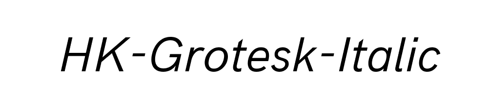 HK-Grotesk-Italic