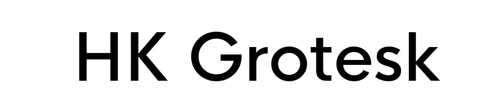 Hk Grotesk