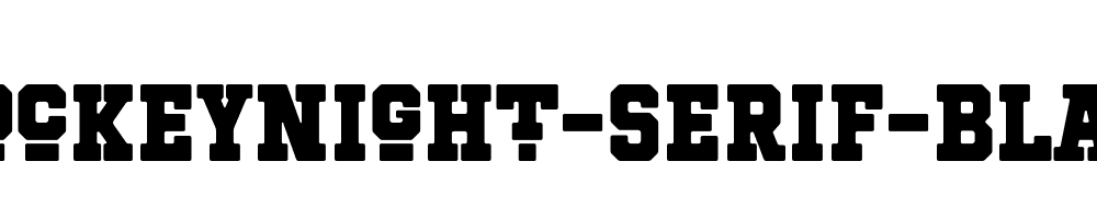 Hockeynight-Serif-Black