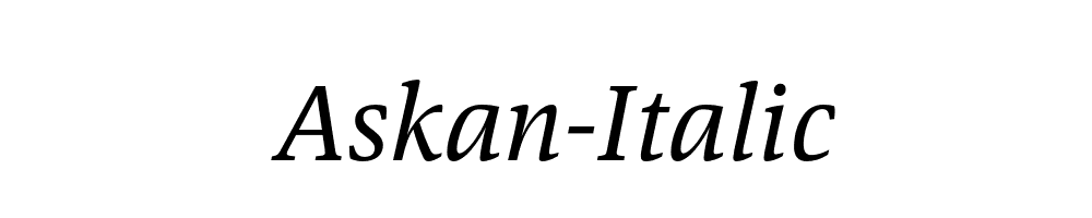 Askan-Italic