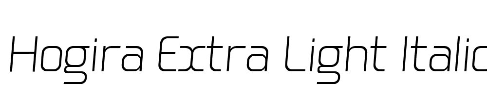 Hogira-Extra-Light-Italic