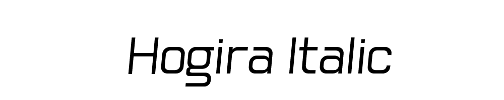 Hogira-Italic