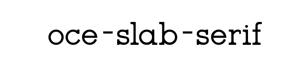 oce-slab-serif