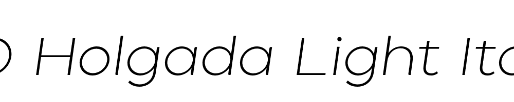 FSP DEMO Holgada Light Italic Regular