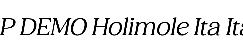 FSP DEMO Holimole Ita Italic