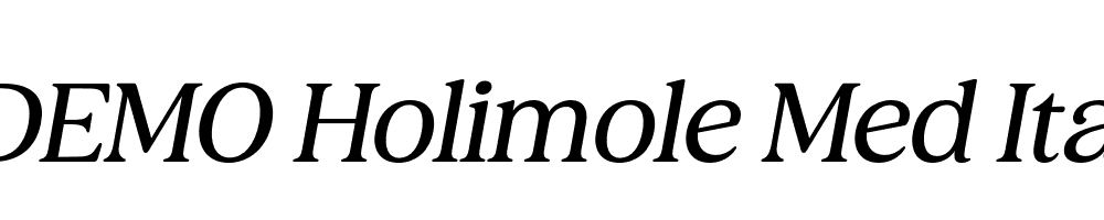 FSP DEMO Holimole Med Ita Italic