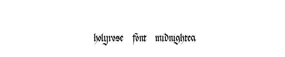 holyrose-font-midnightea